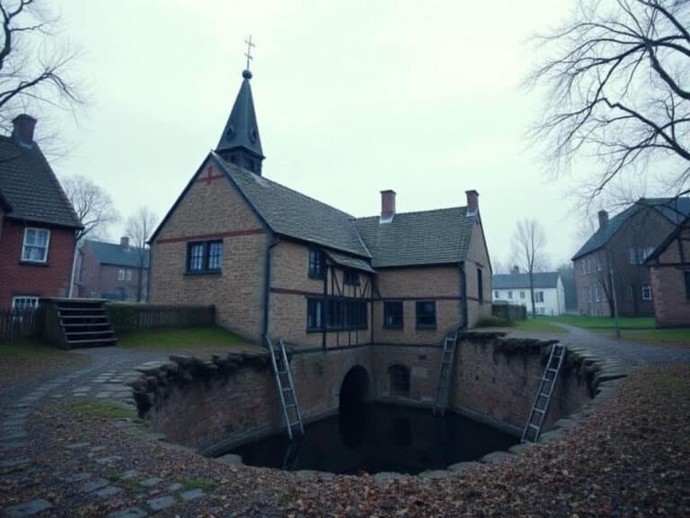 Sinkhole in fashionable part of historic city uncovers massive medieval building