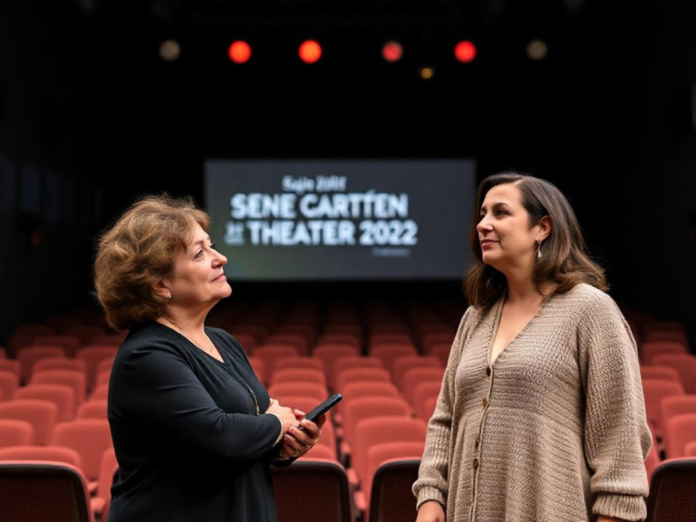 Anne Breure en Sadettin Kırmızıyüz spreken samen de Staat van het Theater 2025 uit