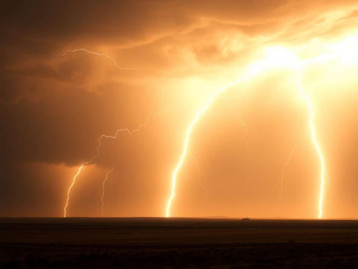 A massive lightning âmegaflashâ set a world record â it stretched for a whopping 515 miles