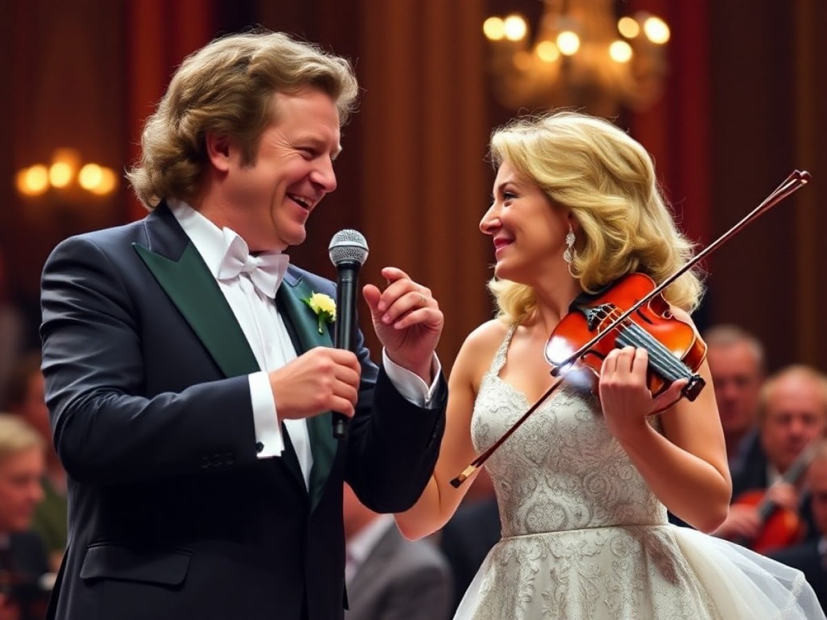 André Rieu neemt met emotionele speech afscheid van Emma Kok