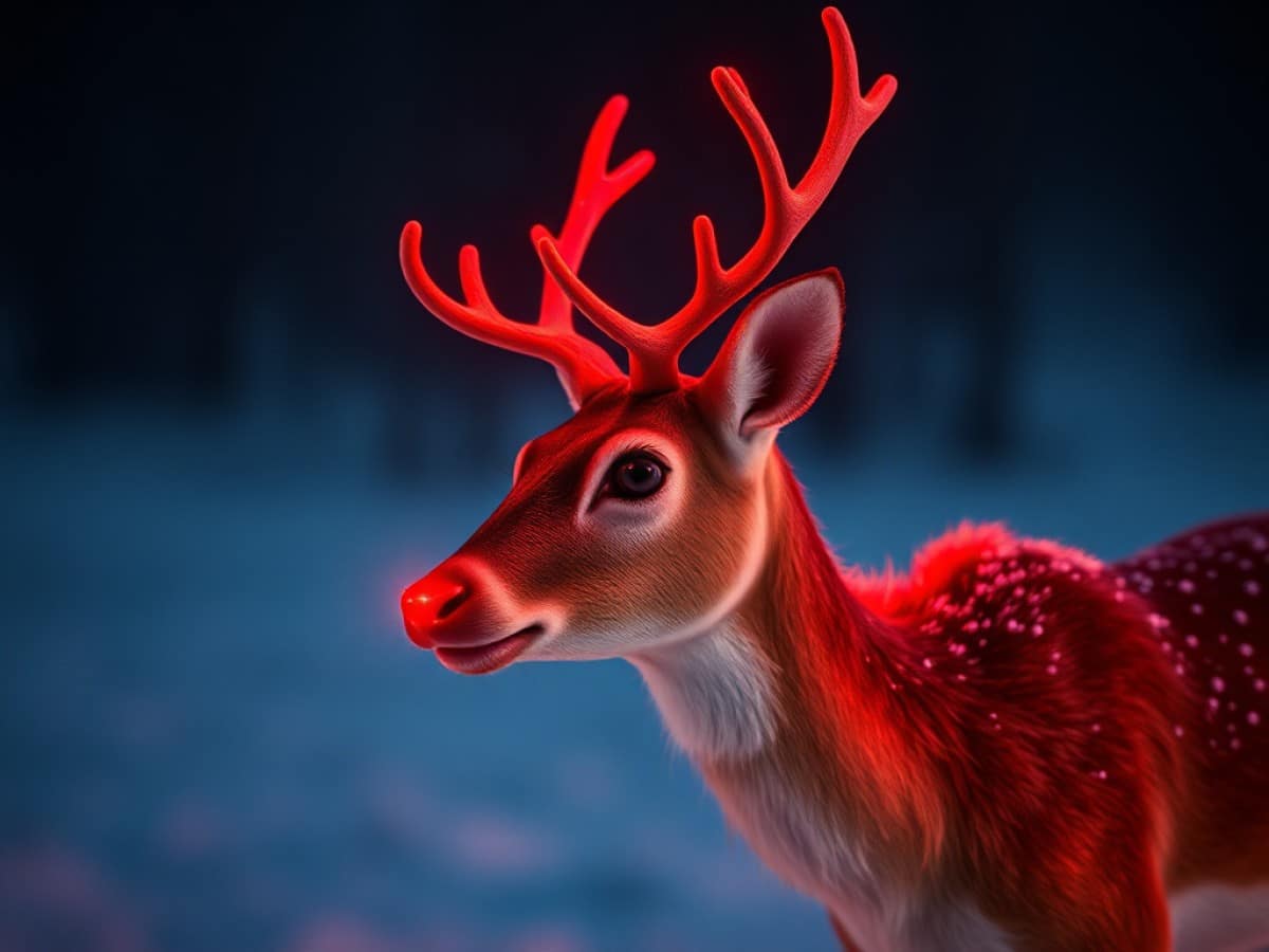 How did Rudolph’s red nose glow so bright? Scientists have a simple theory