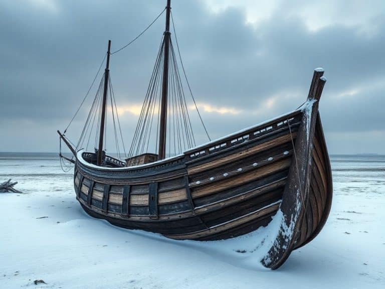 Remains of 17th-century shipwreck discovered after winter storms rip open beach