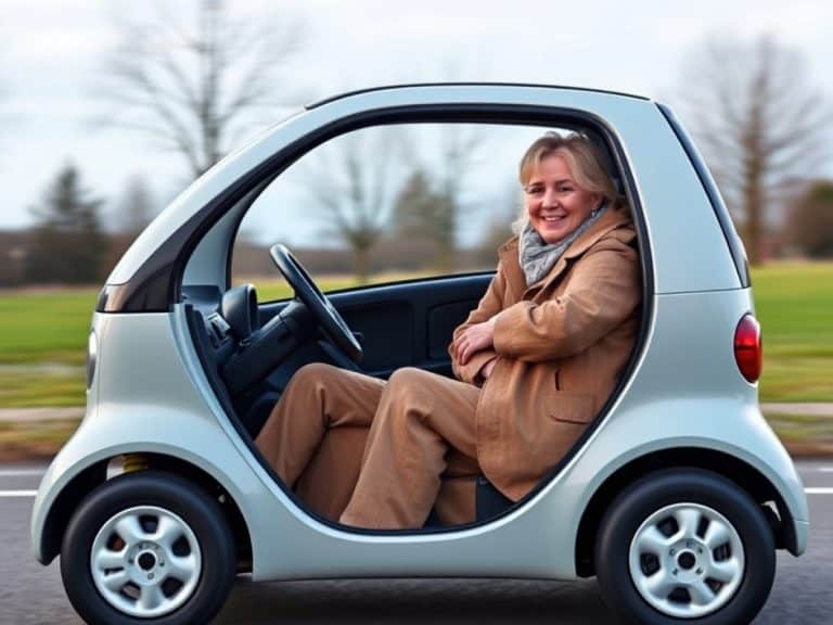 Winston en Renate Gerschtanowitz opgepropt in piepkleine auto