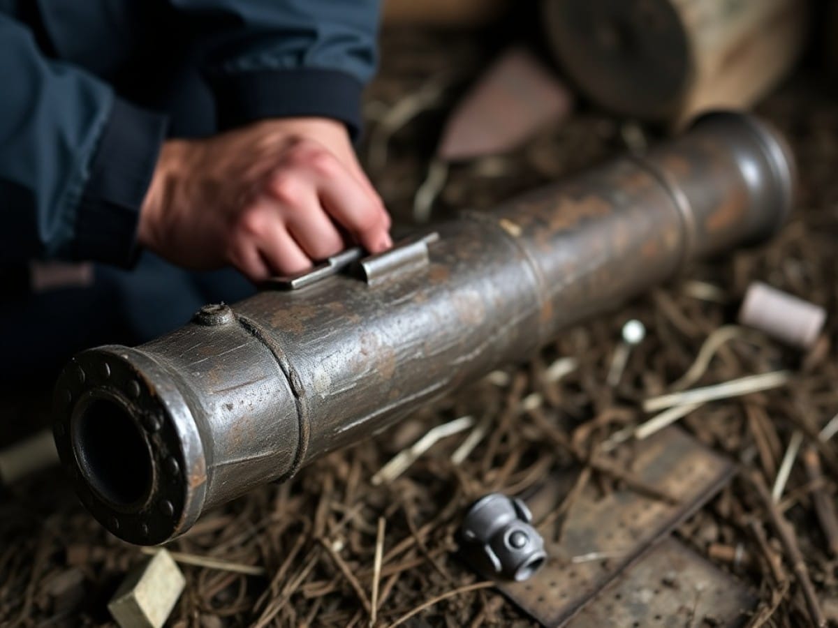 Construction workers unearth 300-year-old cannon while on a routine dig in the UK