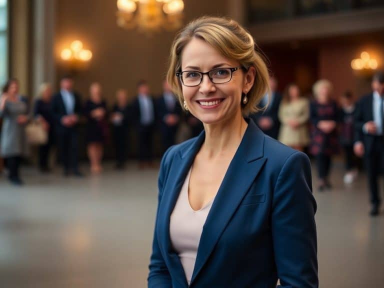 Rachel Beaujean ontvangt Frans Banninck Cocqpenning bij haar afscheid bij Het Nationale Ballet