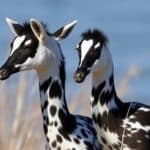 Extremely rare piebald deer couple found roaming Long Island