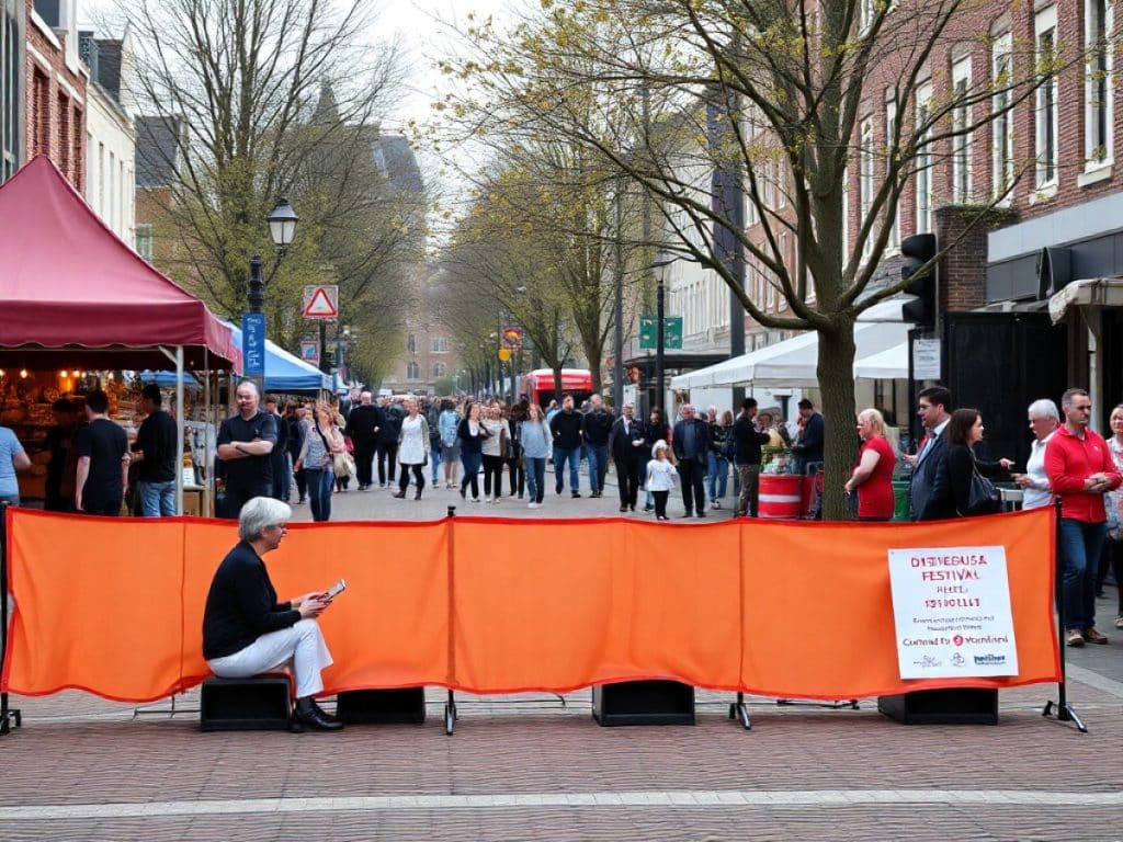 De steltenlopers hebben in Deventer plaatsgemaakt voor geëngageerde straatkunstenaars