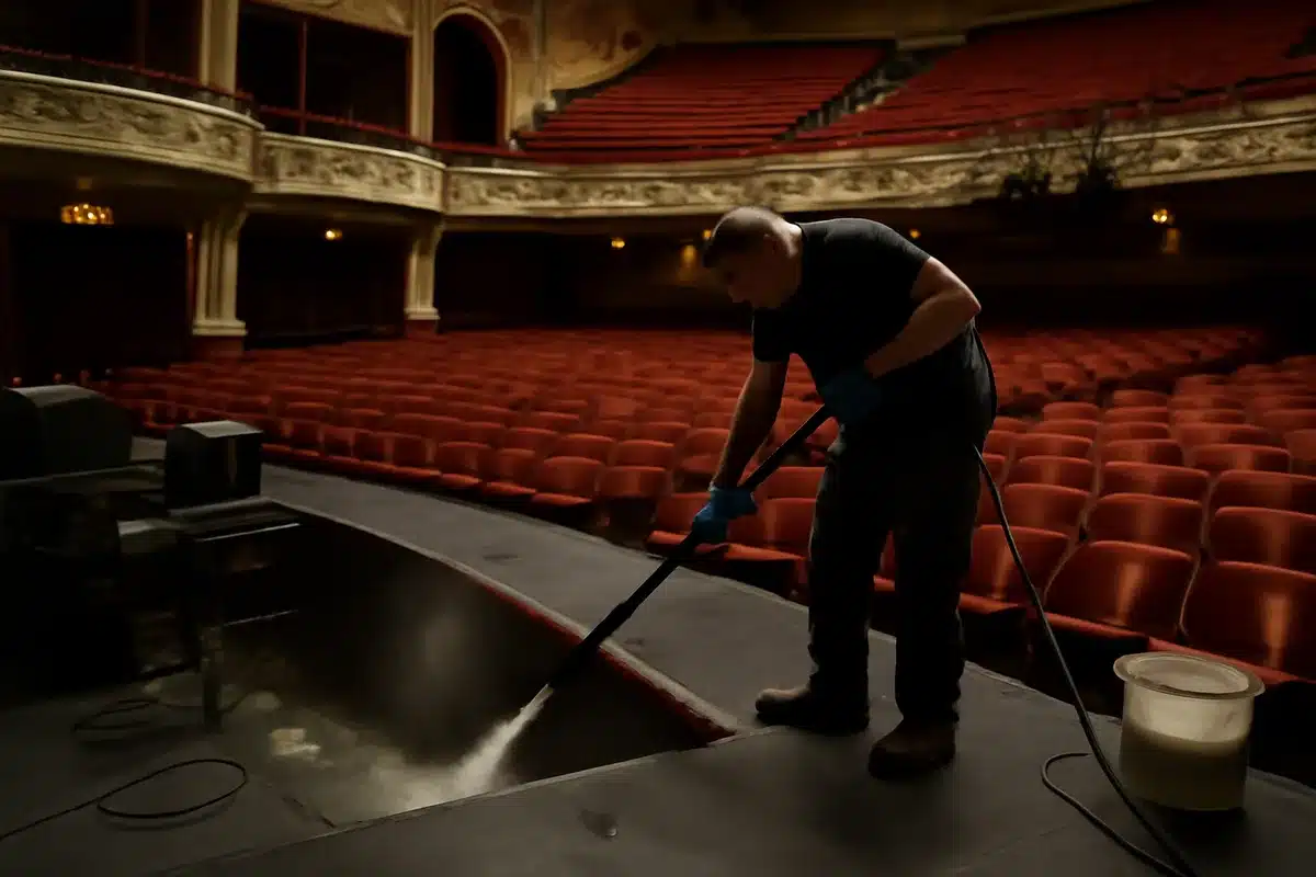 In de zomerperiode lijken veel theaters hun activiteiten te staken, toch is niets minder waar. Achter gesloten deuren vinden tal van werkzaamheden plaats, van technische moderniseringen en duurzaamheidsinitiatieven tot de onvermijdelijke grote schoonmaak. Deze periode zonder publiek en optredens wordt