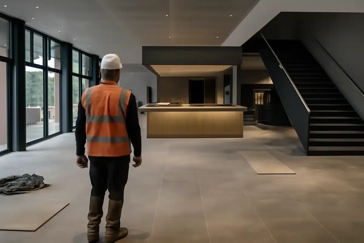 Om deze zaal te realiseren, moest de iconische rode ingang wijken. Ook de foyer zelf krijgt een grondige make-over: oude bars maken plaats voor een grote centrale bar, er komt een terras, een vernieuwde garderobe, een publiekslift en een aangepaste