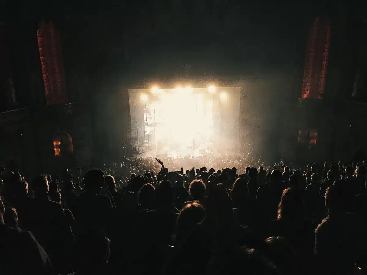 Publiek applaudisseert in een historische schouwburg